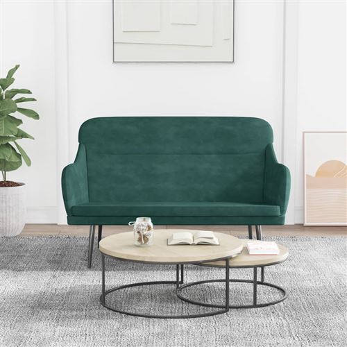 Vidaxl Vert Banc Velours 110 Cm - Image 3