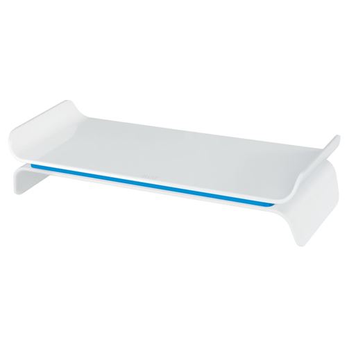 Leitz Support d'écran d'ordinateur réglable Ergo WOW Bleu et blanc