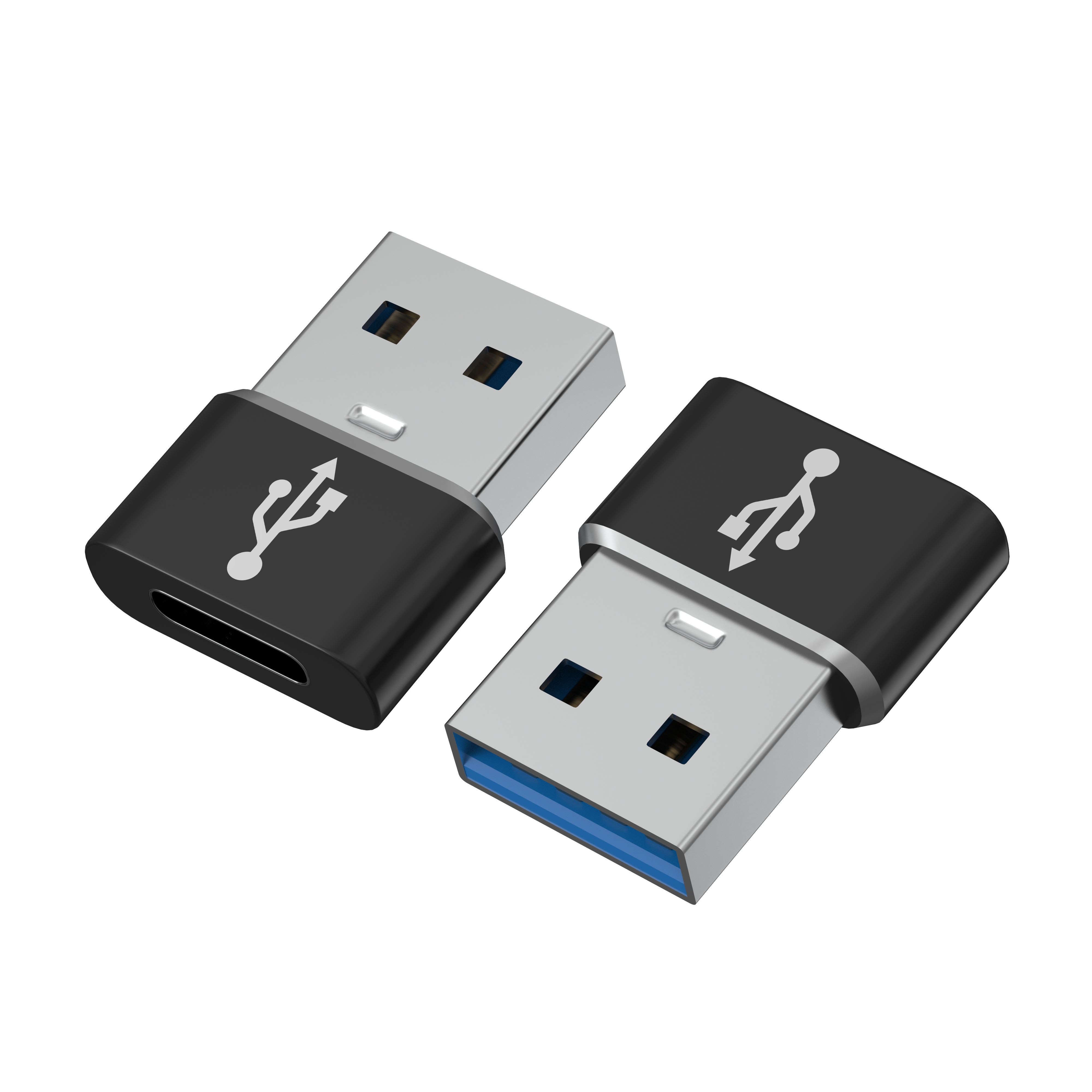 Hawpasy Lot De 2 Adaptateurs USB-C à 90° - 240W, 40 Gbit/s - Angle Droit Pour Ordinateur Portable, Téléphone, Console - USB4 Compatible