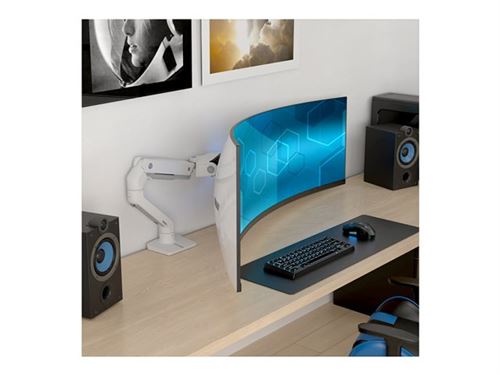 Ergotron HX Series HX ARM WITH VERY HEAVY DUTY PIVOT DESK 144,8 cm (57") Bureau Blanc