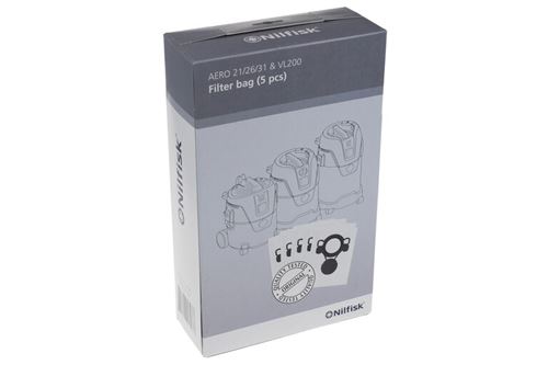 Sac aspirateur modèle 107419590 pour aspirateur Nilfisk aero 20 series