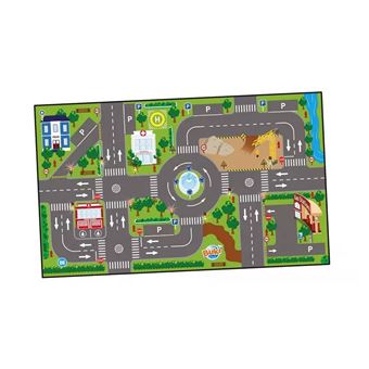 Tapis voiture lumineux route et signalisation - 1