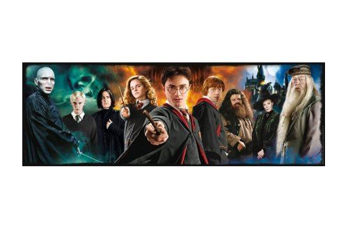  Puzzle panorama harry potter 1000 pieces collection film fanatstique - hermione granger - ron weasley - clementoni nouveaute 