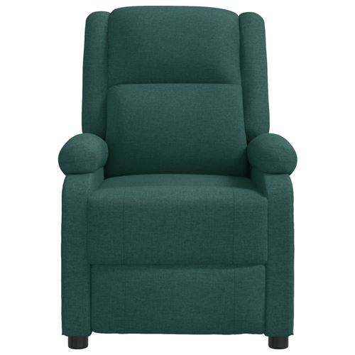 Non Communiqué Vert Vidaxl Fauteuil De Massage Foncé Tissu