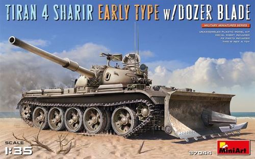 Non Communiqué Tiran 4 Sharir Early Type W/Dozer Blade - 1:35E - Miniart - Image 1