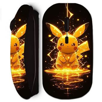 Souris Sans Fil Souris noir sans Fil Pikachu Eclair Maniacase - 1