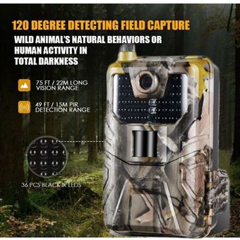 Caméra de Chasse 4G 4K 30MP avec Application et Vidéo en Direct,Caméra