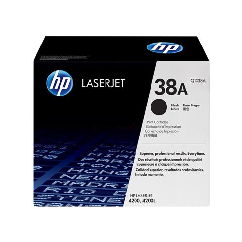 HP 38A - noir - originale - LaserJet - cartouche de toner (Q1338A)