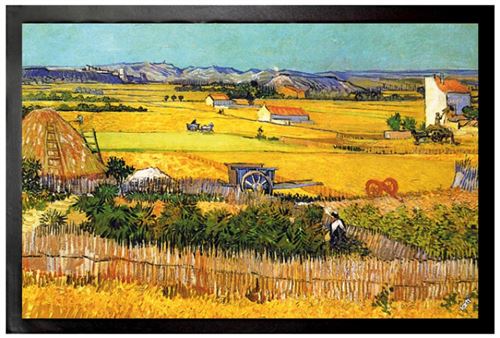 Vincent Van Gogh Paillasson Essuie-Pieds - La Plaine De La Crau Avec La Ruine De Montmajour, 1888 (40x60 cm)
