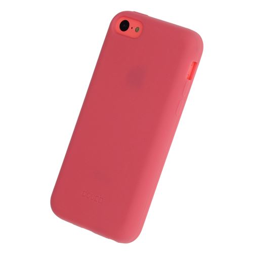 doupi TPU Case PureColor Étui pour iPhone 5C housse de protection Matte Case caoutchouc mat couleur unie rose