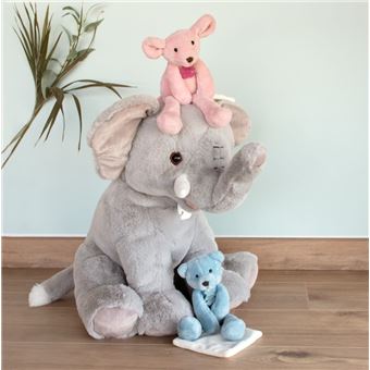 Éléphant' Dou - Peluche 25 cm Histoire d'Ours Histoire d'ours