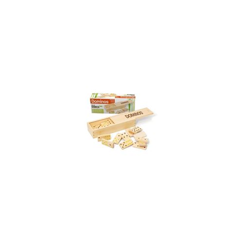 JeuJura - Dominos - Jeu et coffret en bambou