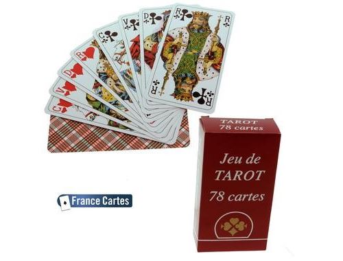 Jeu De Cartes Tarot De Compétition 78 Cartes Étui Carton