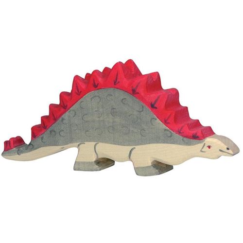 Animaux En Bois Dinosaure Stégosaure Figurine Holztiger