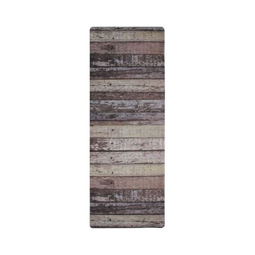tapis de cuisine woody - 45 x 120 cm - gris