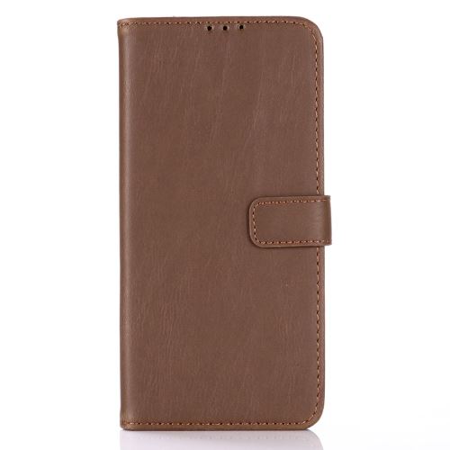 Etui en PU Cheval fou café avec support pour votre Asus Zenfone Max Plus (M2) ZB634KL