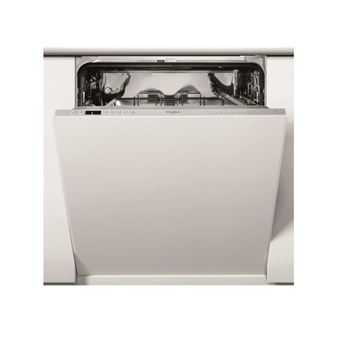 Whirlpool WIC 3C33 PE - Lave-vaisselle - encastrable - Niche - largeur : 60 cm - profondeur : 56 cm - hauteur : 82 cm - argent/noir - 1