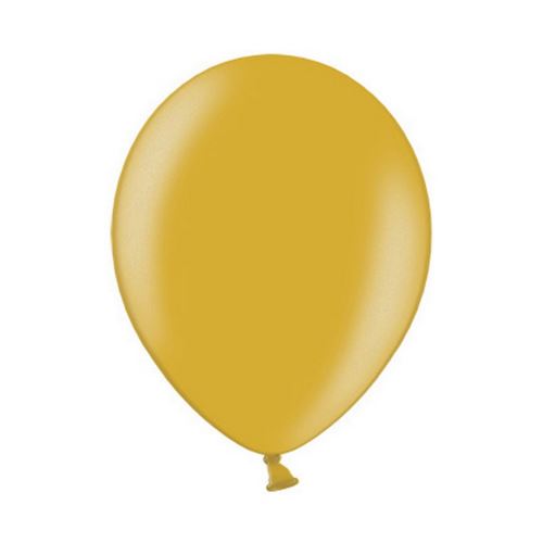 Belbal - Ballons de baudruche (13 cm) (lot de 100) (Taille unique) (Or métallique) - UTSG4298