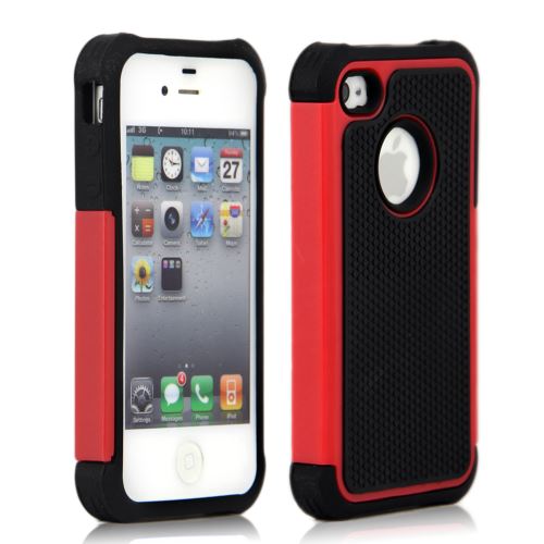 Coque Anti Choc Pour Apple Iphone 5c Modèle Spider - Rouge