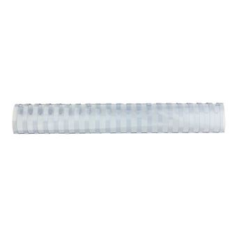 Baguettes de reliure plastique GBC CombBind - 21 anneaux - A4 - 12 mm -  blanc