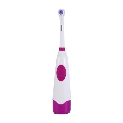 Brosse à dent électrique rotative avec 1 têtes de brosse à dent Violet