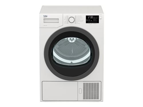 Beko Ds8433Gx0W - Sèche-Linge - Largeur : 59.5 Cm - Profondeur : 60.9 Cm - Hauteur : 84.6 Cm - Chargement Frontal - Blanc