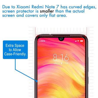 Film De Protection En Verre Trempé Pour Xiaomi REDMI NOTE 7 / NOTE 7 PRO - Transparent - Anti-choc