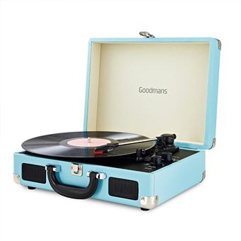 Tourne Disque Retro bluetooth BLEU - GOODMANS - 33/45/78 - Platine vinyle - Achat & prix | fnac
