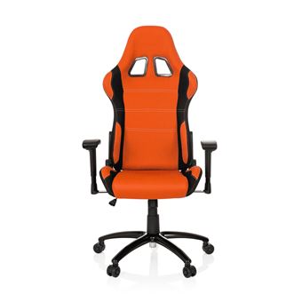 Chaise Gaming Fauteuil Gamer Game Force Tissu Noir Orange Hjh Office Achat Prix Fnac