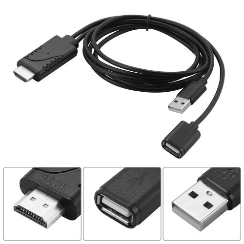 Cable Adaptateur Video Hdtv 1080p Usb Femelle Vers Hdmi Male Pour Smartphone Xcsource Cables Video Achat Prix Fnac