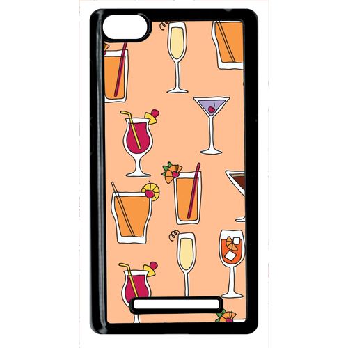 Coque Xiaomi Mi 4i Cocktails Font Orange