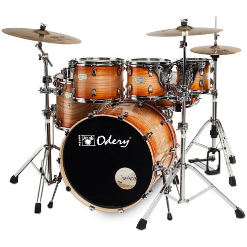 Odery Fusion 101 Orange Burst batterie 6 fûts avec hardware