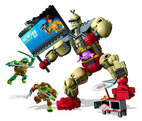 Mega Bloks Dmw32 A Teenage Mutant Ninja Turtles Collectors Krang S Rampage Ensemble De Construction