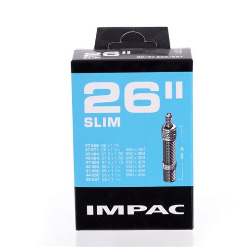 Impac Inner Tube Woods Vakve 26 x 13/8 en tube intérieur