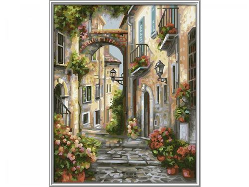 Schipper - Peinture aux numeros - Dreamy alleyway 24x30cm -