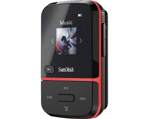 SanDisk Clip Sport Go - Digitale speler - 32 GB - rood