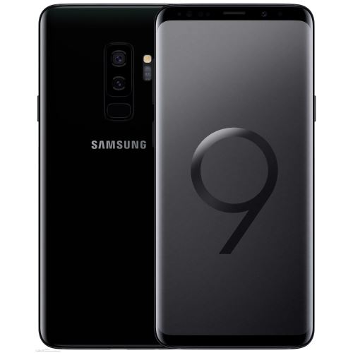Samsung Galaxy S9+ - 4G smartphone - RAM 6 Go / Mémoire interne 64 Go - microSD slot - écran OEL - 6.2 - 2960 x 1440 pixels - 2x caméras arrière 12 MP, 12 MP - front camera 8 MP - noir minuit
