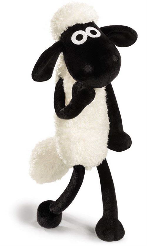 NICI 39655 Shaun le mouton 25 cm, Blanc