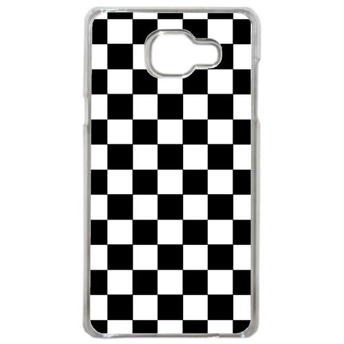 Coque Dammier Noir Et Blanc Compatible Samsung Galaxy A3 2016 Transparent