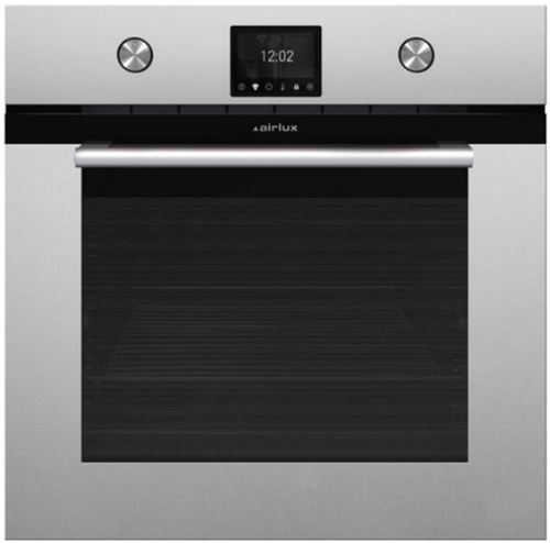 Airlux Serie 200 AFP211IX - Four - intégrable - niche - largeur : 56 cm - profondeur : 58 cm - hauteur : 59 cm - avec système auto-nettoyant - classe A - verre inox/noir