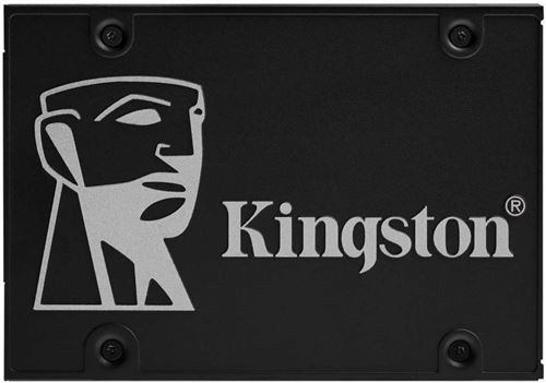 Kingston KC600 - SSD - chiffré - 256 Go - interne - 2.5" - SATA 6Gb/s - AES 256 bits - TCG Opal Encryption, Self-Encrypting Drive (SED)