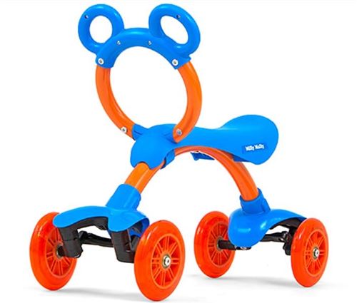 Milly Mally Orion Flash loopfiets Draisienne à 4 Roues Junior Bleu/Orange