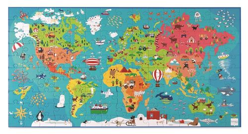 Scratch Puzzle carte du monde 150 pièces