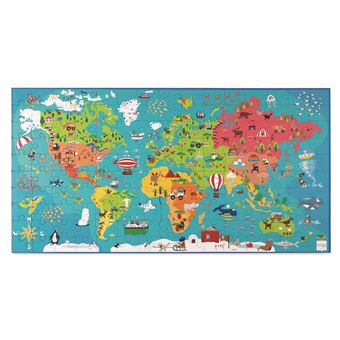 Scratch Puzzle carte du monde 150 pièces