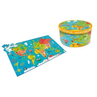 Scratch Puzzle carte du monde 150 pièces