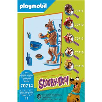 Playmobil Scooby-Doo ! 70714 SCOOBY-DOO Policier
