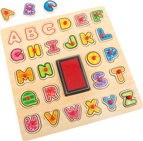 Tampon Et Puzzle Abc