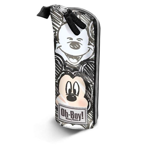 Karactermania Disney Classic Mickey Oh Boy-Vertical Pencil Case Trousses, 21 cm, Noir (Black)