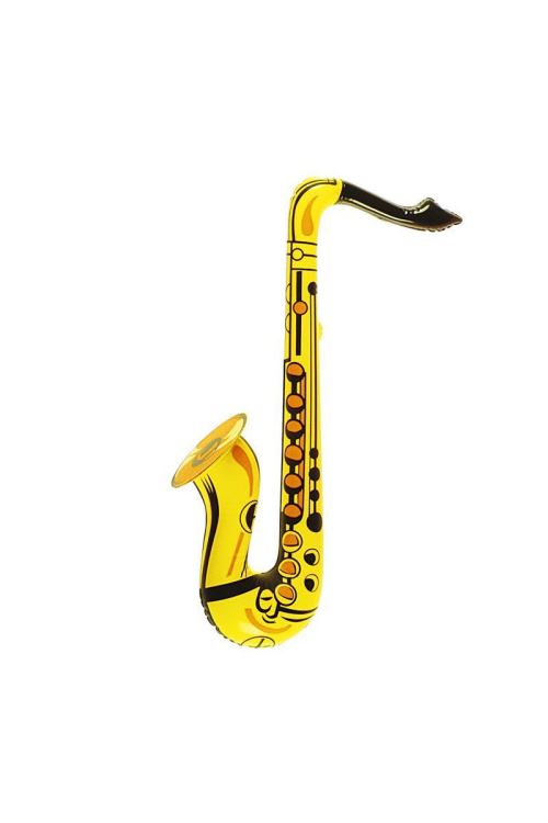 Saxophone gonflable jaune