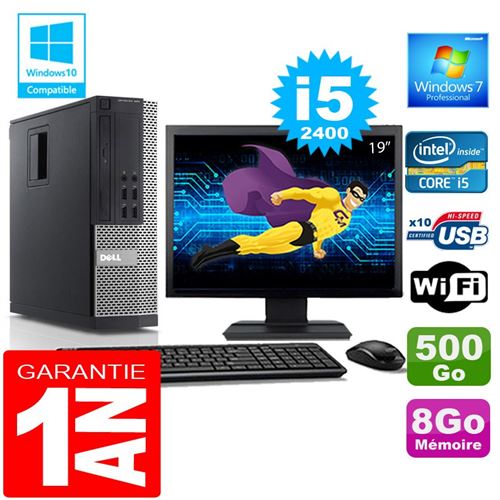 Acheter Pc dell 990 sff core i5-2400 ram 8go disque 500 go wifi w7 ecran 19' État correct - 199,00 € Pc dell 990 sff core i5-2400 ram 8go disque 500 go wifi w7 ecran 19' État correct - reconditionné disponible sur Fnac